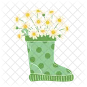 Spring Flowers Footwear Icon
