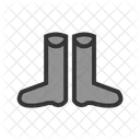 Long Boots Shoes Icon