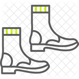 긴 부츠  아이콘