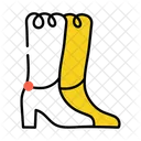Long Boots Long Shoes Heel Boots 아이콘