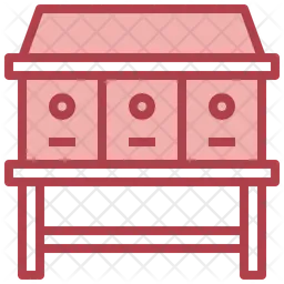 Long Box Hive  Icon