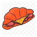Tomatoes Cheese Slice Buns Icon