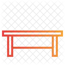 Long Chair Seat Furniture Icon