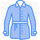 Long Coat Coat Apparel Icon