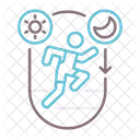 Long Distance Track Running Long Distance Runing Long Distance Track Icon