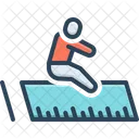 Long Jump  Icon
