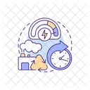 Geothermal Renewable Long Icon