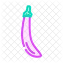 Long Purple Eggplant  Symbol