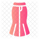 Long Skirt Garment Clothes Icon
