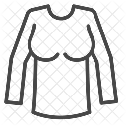 Long Sleeved T Shirt Icon