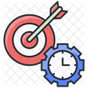 Long Term Target Money Dollar Icon