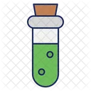 Long test tube is closed  Icon