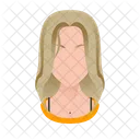 Longhair Girl Icon