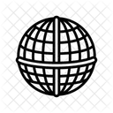 Longitude Latitude Lines Icon