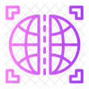 Longitude Parallel World Reflect Icon