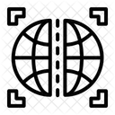 Longitude Parallel World Reflect Icon