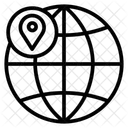 Longitude Icône