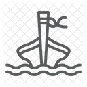 Barco De Cauda Longa Icon