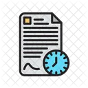 Longterm Contract Agreement Document Icon