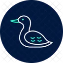 Loon Bird Water Icon