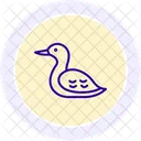 Loon Bird Water Icon
