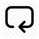 Loop Left Arrow Navigation Navigate Icon