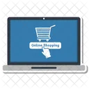 Loptop Online Shopping Icon