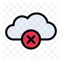 Cloud löschen  Symbol