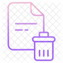 Papierkorb Datei Loschen Datei In Den Papierkorb Legen Icon