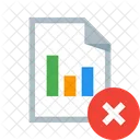 Diagramm Daten Loschen Symbol