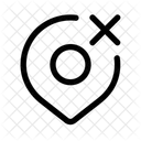 Standort löschen  Symbol