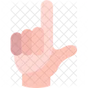Loser Fingers Hand Icon