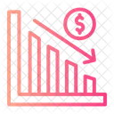 Loss Business And Finance Analytics Icon