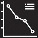 Point Graph Down Icon