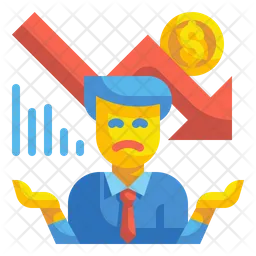 Loss Businessman  Icon