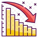 Loss Chart Loss Analytics Icon