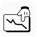 Fall In Growth Pen Draw Icon