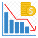 Losses Currency Graph Icon