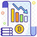 Lost Bitcoin Bitcoin Abatement Crypto Decline Icon