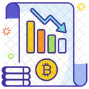 Lost Bitcoin Bitcoin Abatement Crypto Decline Icon