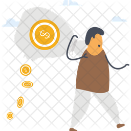 Lost Money Icon