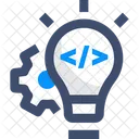 Losung Codierungslosung Codeidee Icon