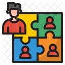 Losungsanbieter Business Losung Puzzle Icon