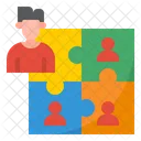 Losungsanbieter Business Losung Puzzle Icon