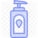 Lotion Duotone Line Icon Icon