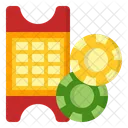 Lotterie Glucksspiel Poker Icon