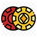 Lotterie Glucksspiel Poker Symbol