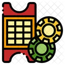 Lotterie Glucksspiel Poker Symbol