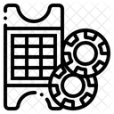 Lotterie Glucksspiel Poker Symbol