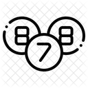 Lotterie Glucksspiel Poker Symbol